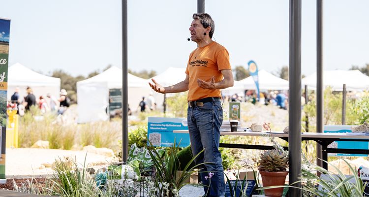 Chris Ferreira - The Forever Project presenting on Firewise Gardening in WA