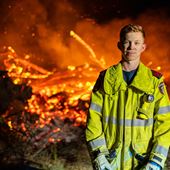 Firefighting Young Person of the Year Dylan Goldup